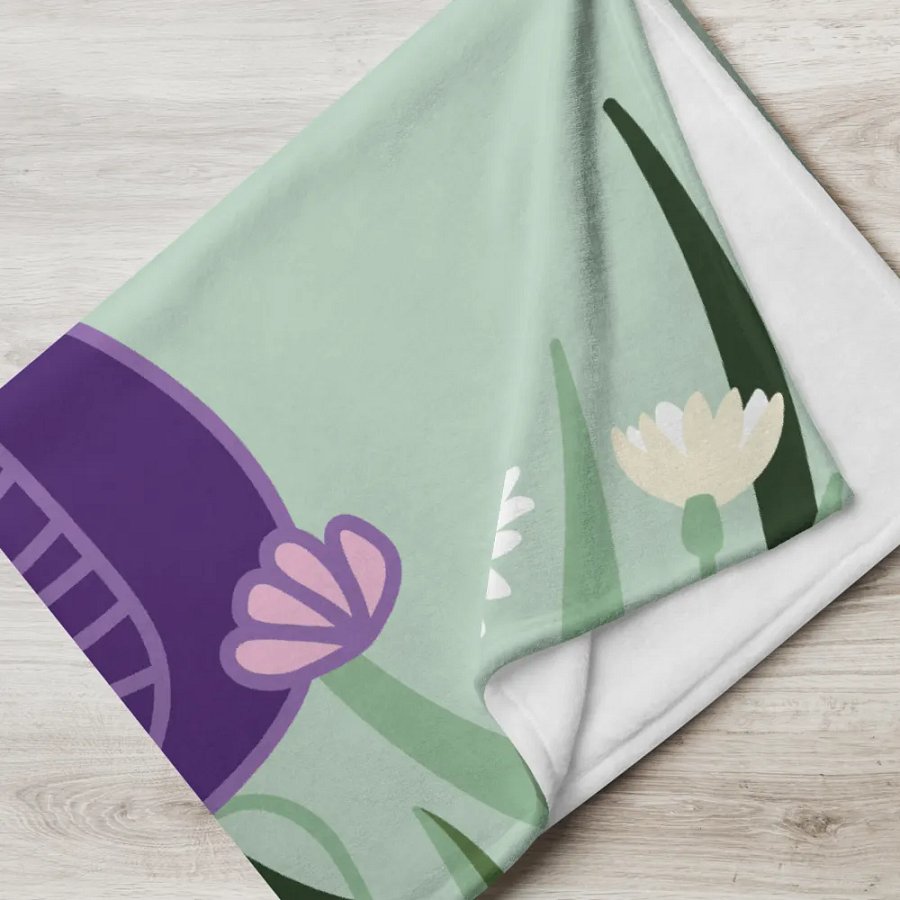 Enchanting Mermaid Dreams Throw Blanket product image (5)