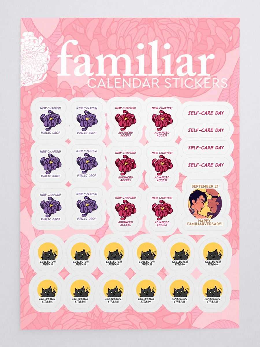 Familiar Calendar & Planner Sticker Sheet product image (3)