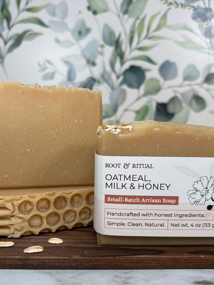 Oatmeal, Milk & Honey Bar Soap product image (1)