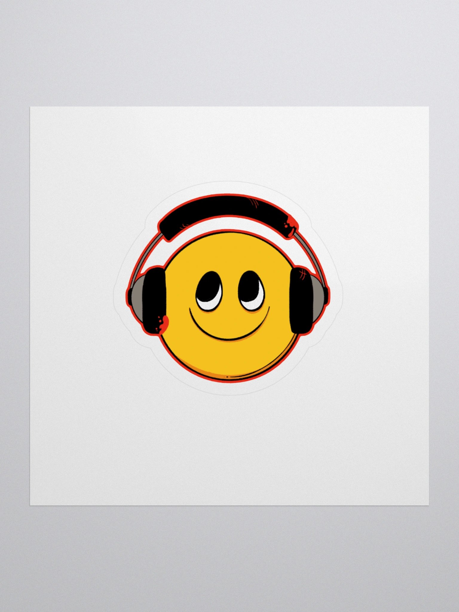 Knife Radio Logo Sticker product image (1)