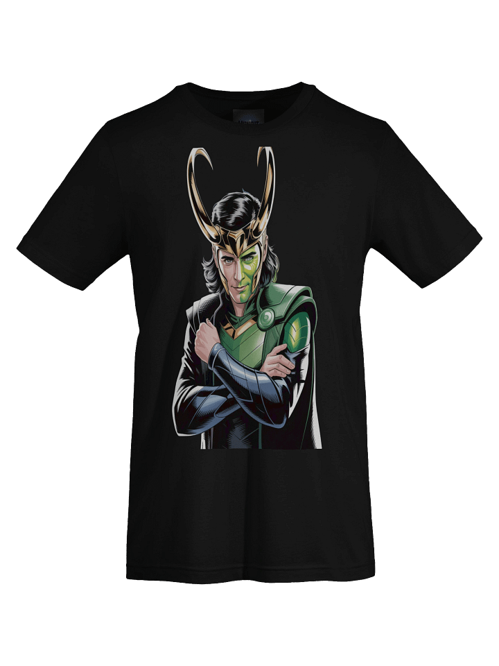 Loki Crossed Arms Enigma Supersoft T-Shirt product image (1)