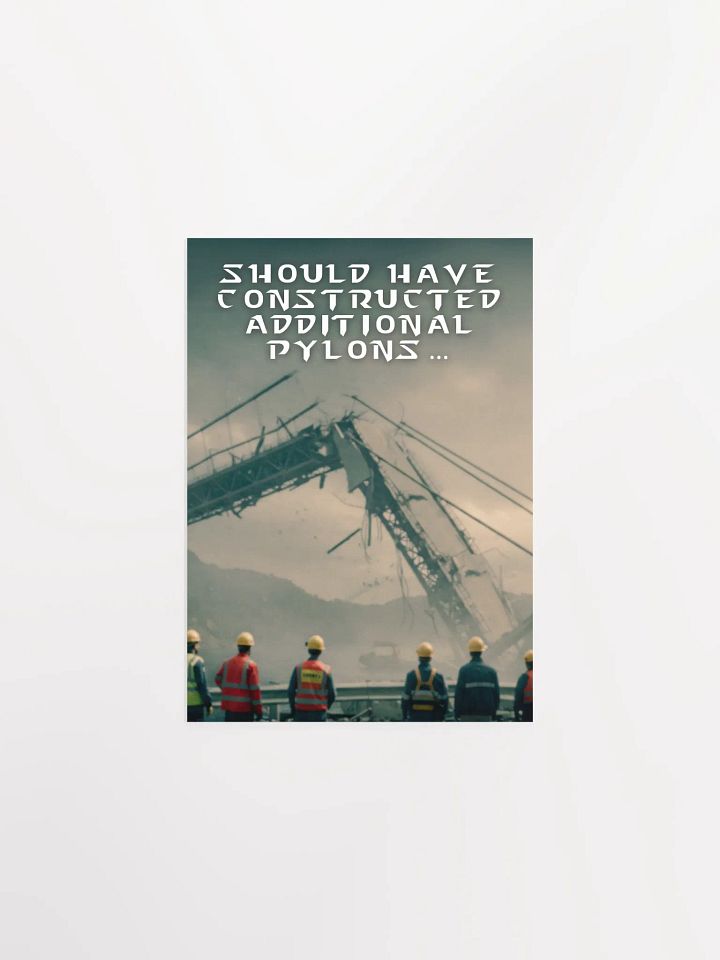 Should Have Constructed Addition Pylons - Bridge Collapse and Starcraft Reference Poster product image (3)
