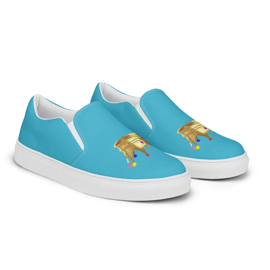 Queendom Beautiful Women Crown Canvas Shoes /Turquoise(TM) product image (7)