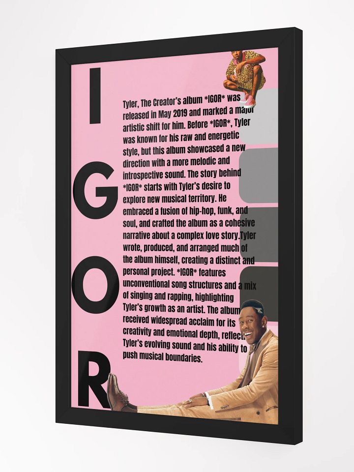 (12x18in) IGOR: Framed Matte Poster product image (2)