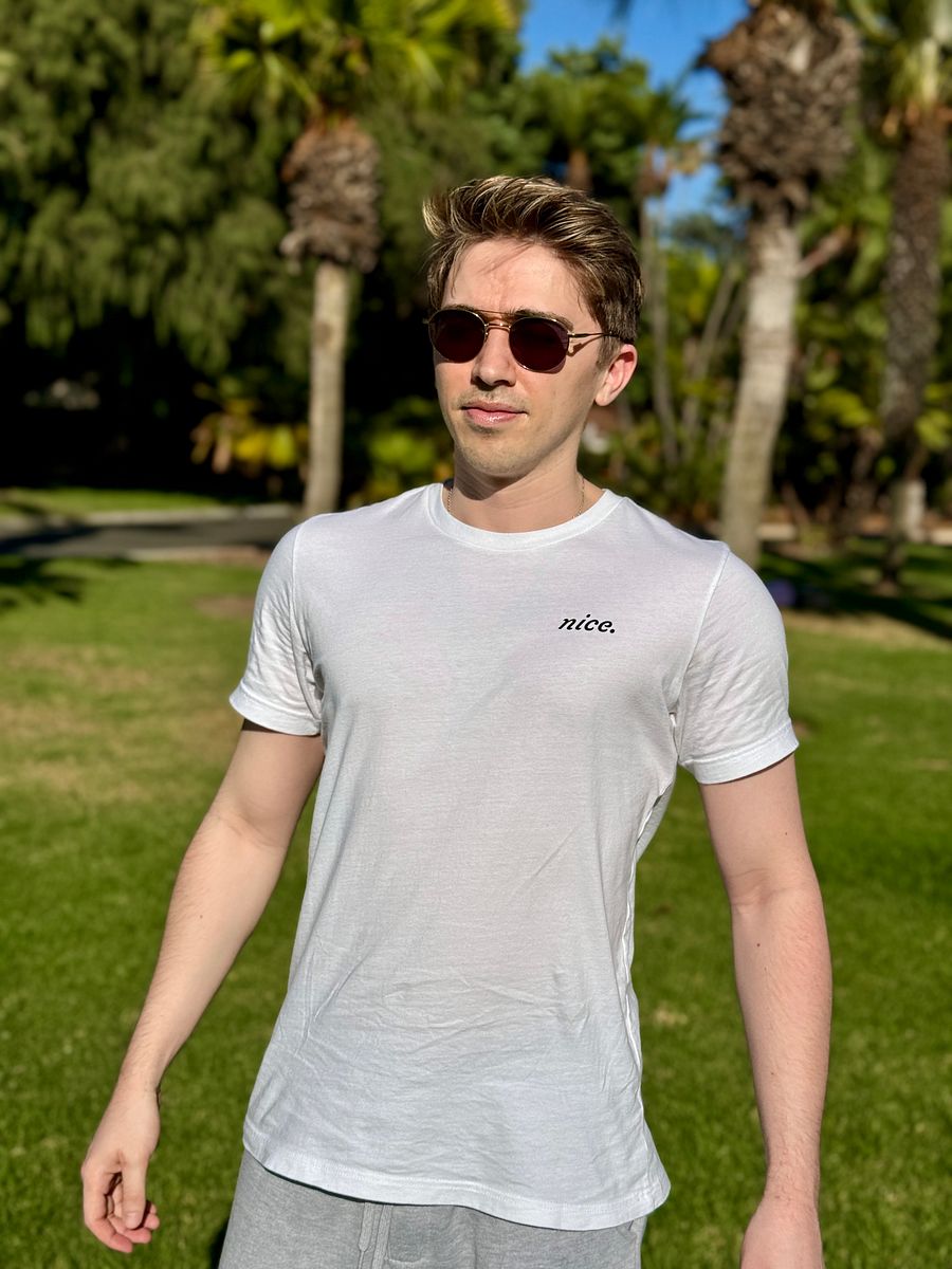 Nice. Classic White Tee product image (4)