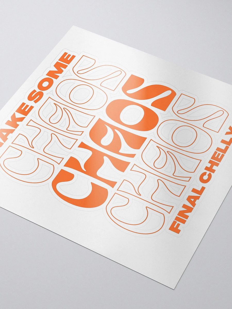 Make Some Chaos sticker product image (3)