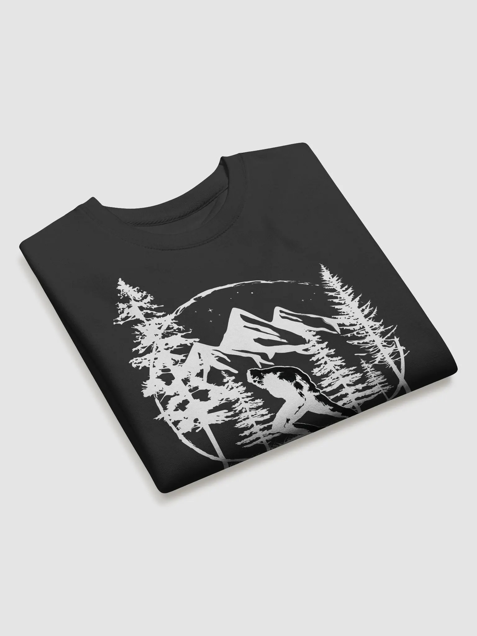BIGFOOT CASE FILES FRONT LOGO WHITE CREWNECK product image (3)