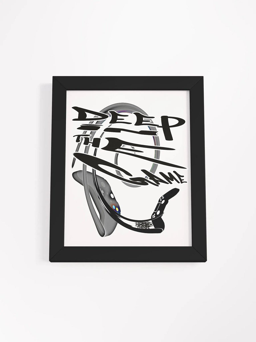 Deep In The Game - Framed - High-Quality Matte Poster product image (1)