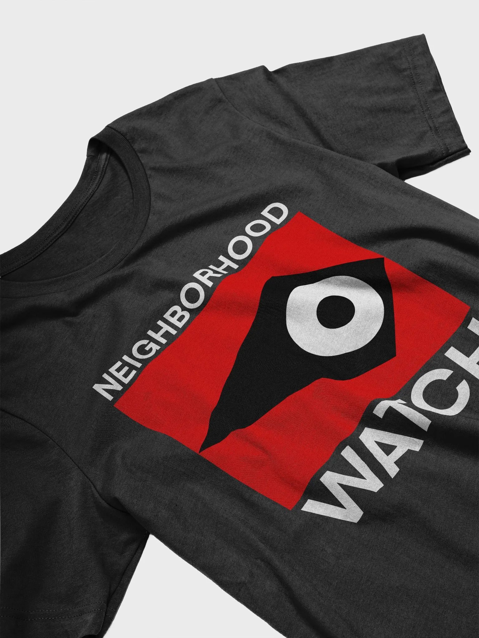 NEIGHBORHOOD WATCH white text product image (13)