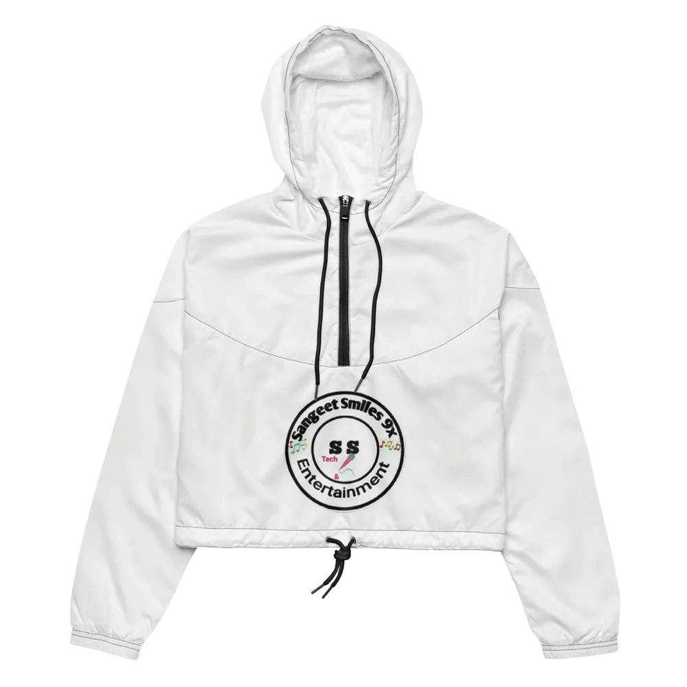 All-Over Print Women's Cropped Windbreaker product image (2)
