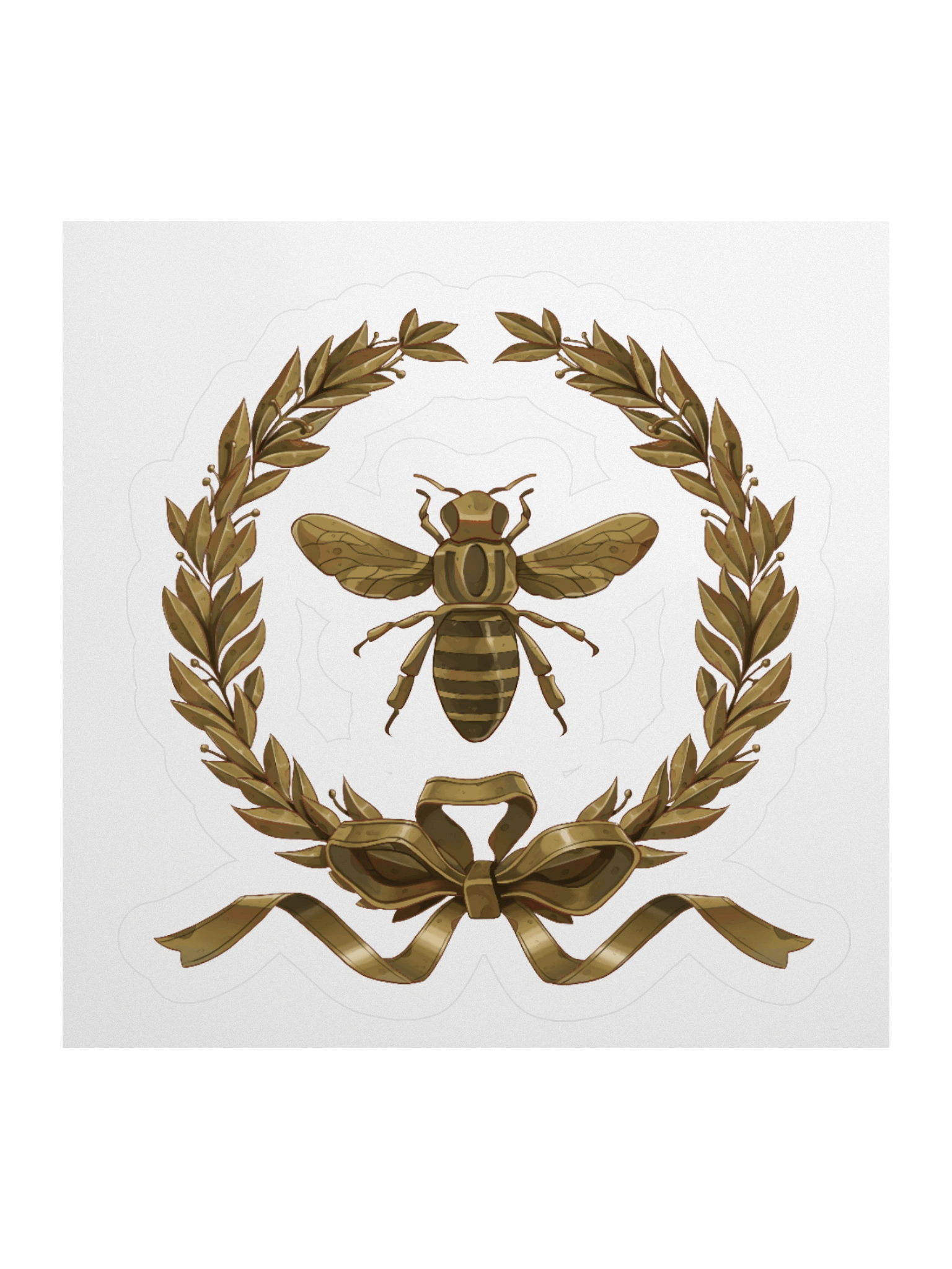 Napoleon Bee Wreath - Sticker product image (1)