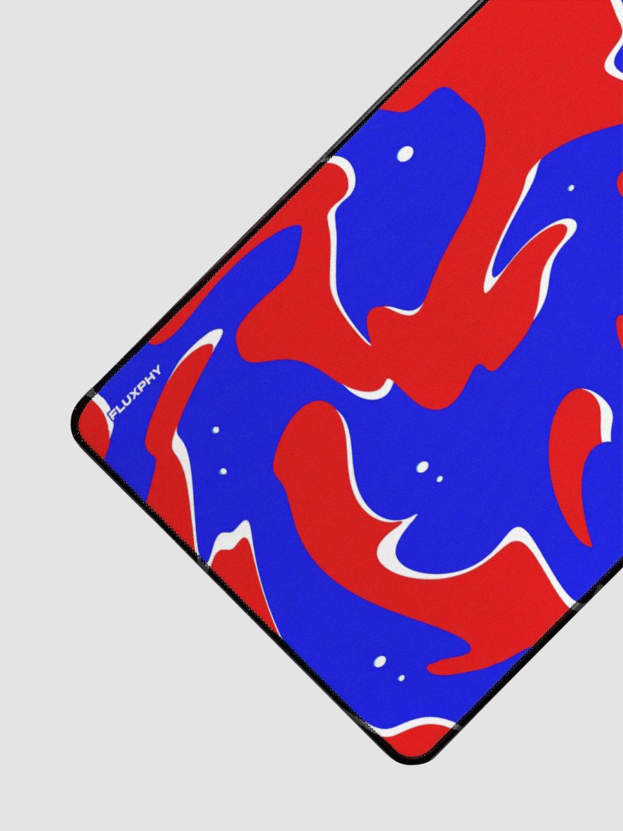 Red Blue Swirl Mousepad by Fluxphy product image (3)