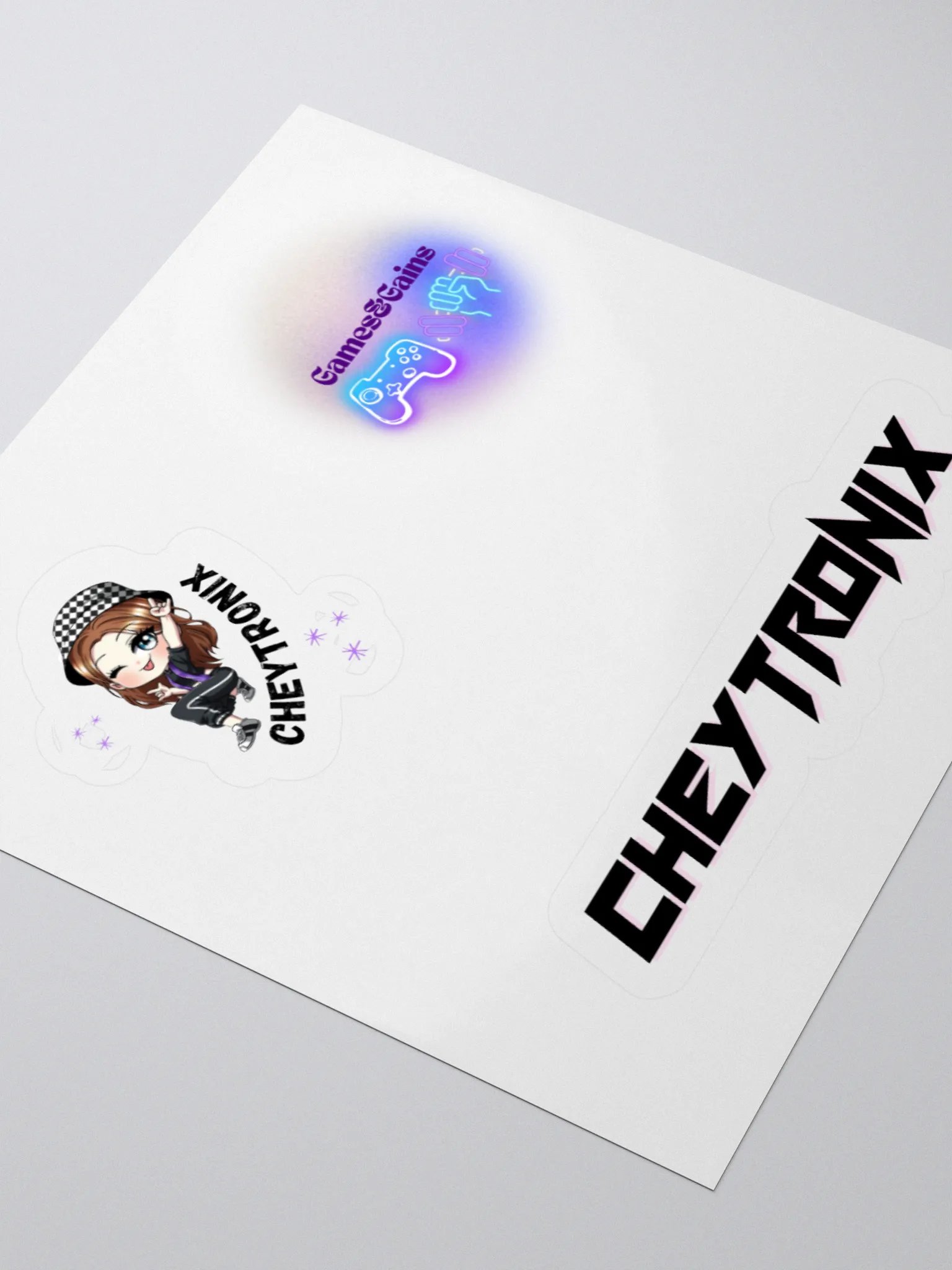 Games & Gains Kiss Cut Stickers product image (9)
