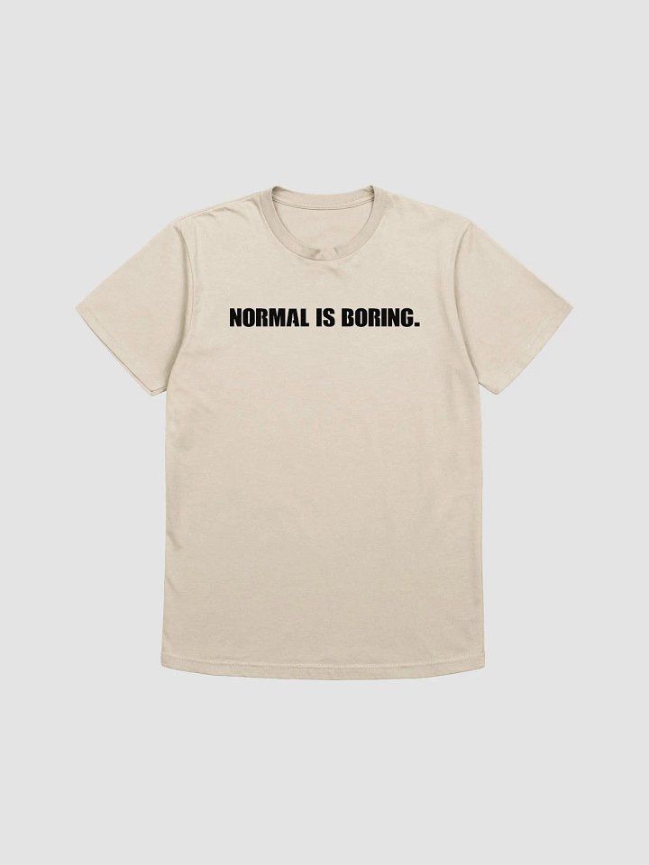 Normal is boring comfy tee lights product image (1)