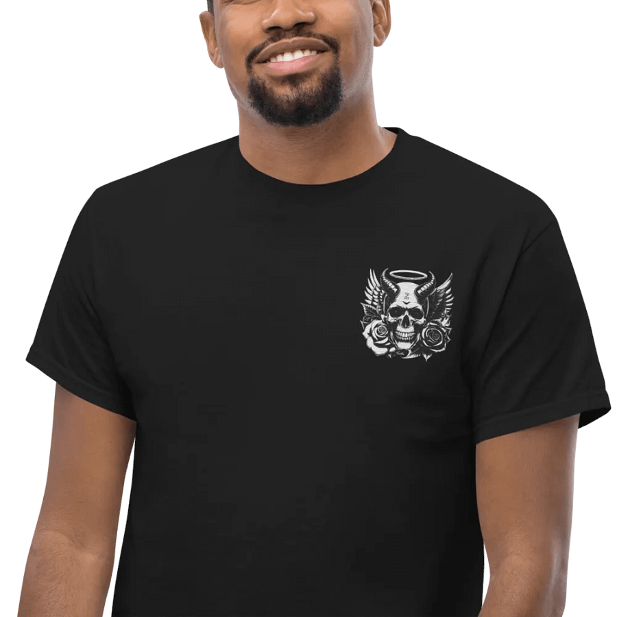 Z's Skull T-Shirt (embroidered). product image (6)