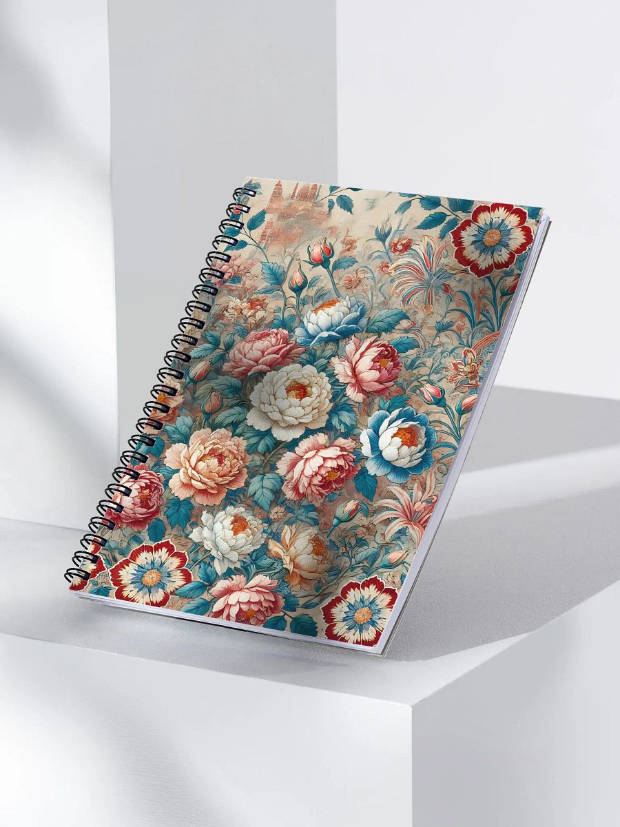 Royal Floral Spiral Notebook product image (3)