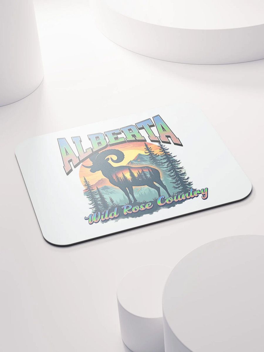 Alberta Wild Rose Country Rocky Mountain Bighorn Sheep Wilderness Mouse Pad product image (4)