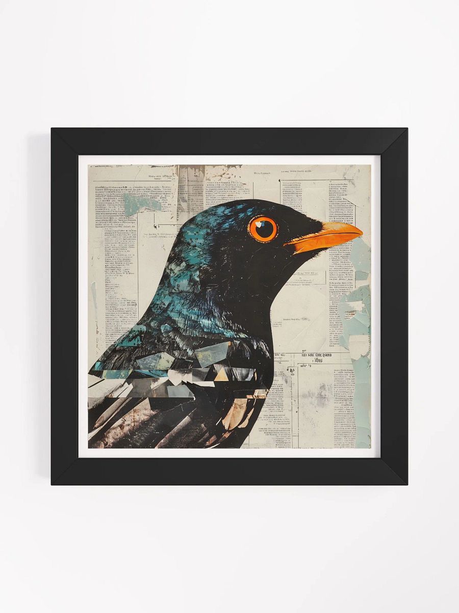 Collage Bird Framed Poster Art product image (1)