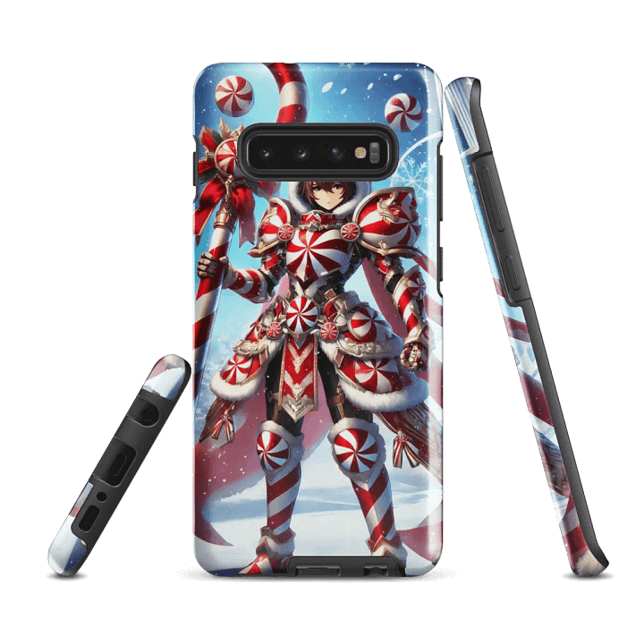 Peppermint Warrior Samsung Tough Case – Festive Defender product image (3)