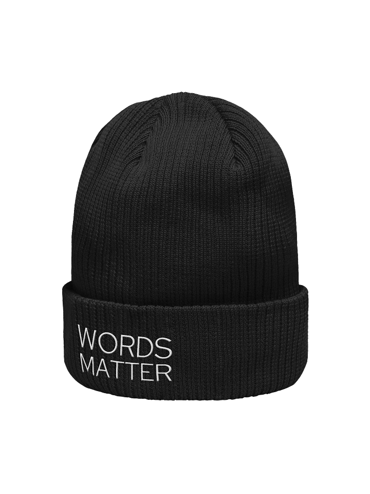 Words Matter - Beanie product image (2)