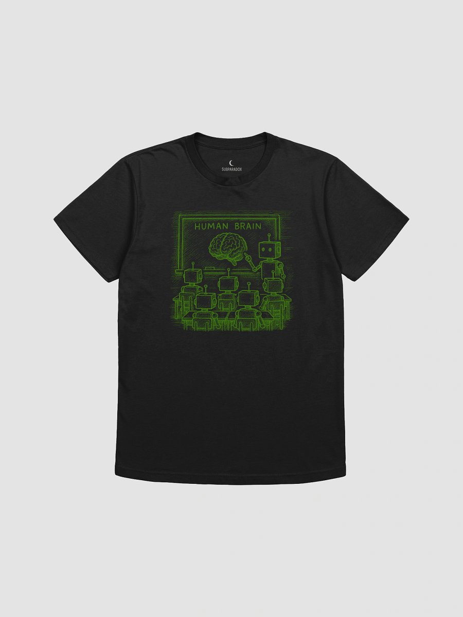 What…? Human? - Robot Classroom - Black Tee product image (3)