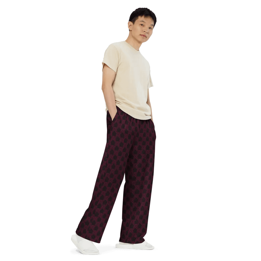 Maroon Haunted Hellebore PJ Bottoms product image (6)