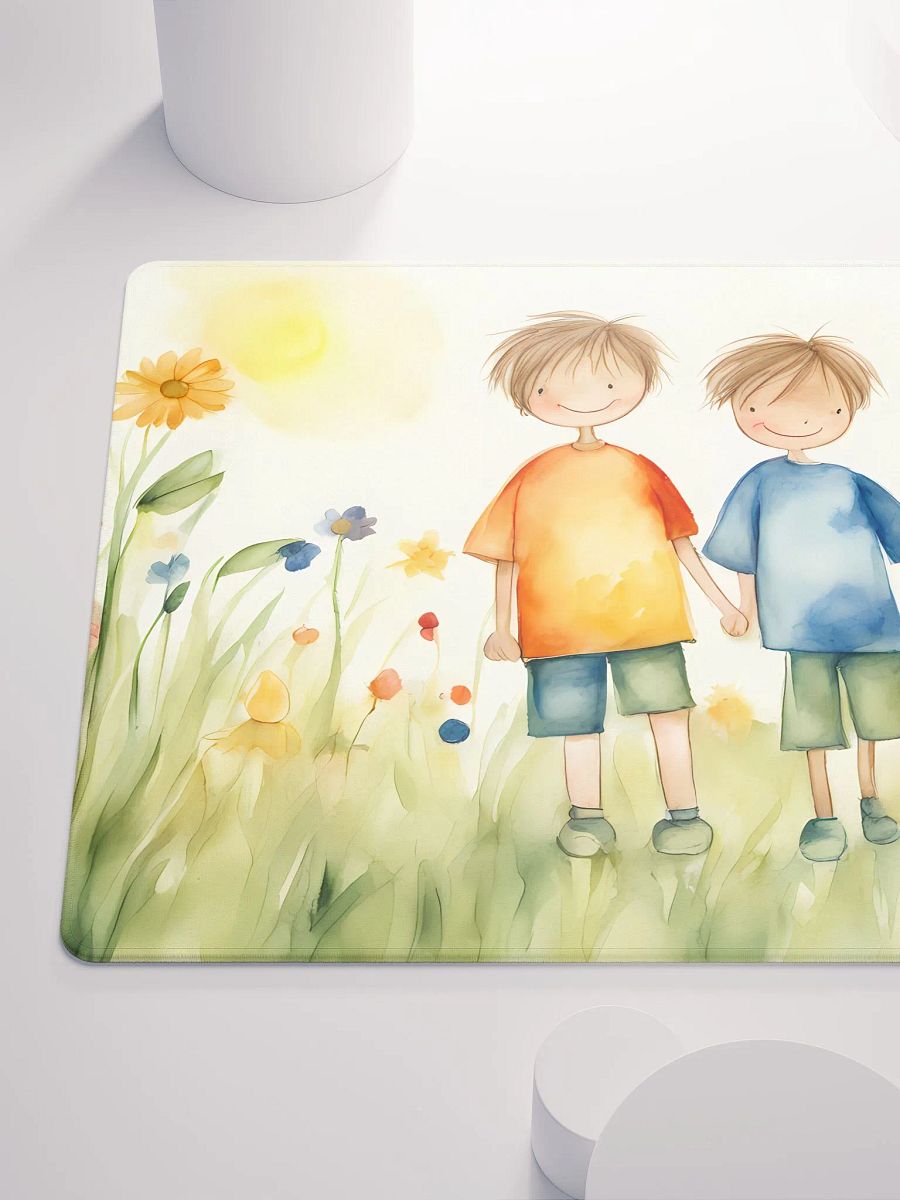 Two Children Born Happy, Gaming Mouse Pad, 2 Sizes product image (6)