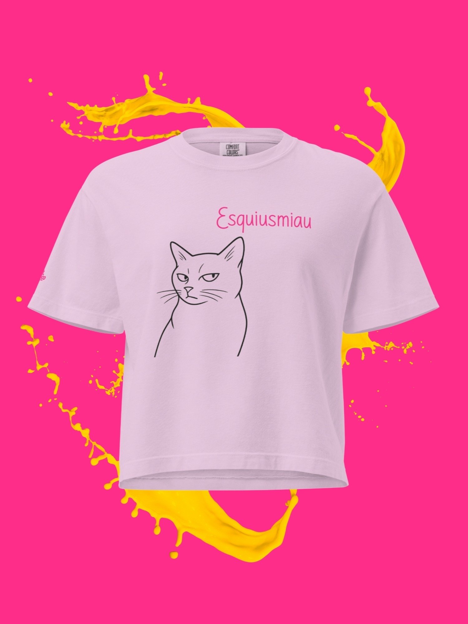 "Esquiusmiau" Boxy Tee (Light) product image (5)