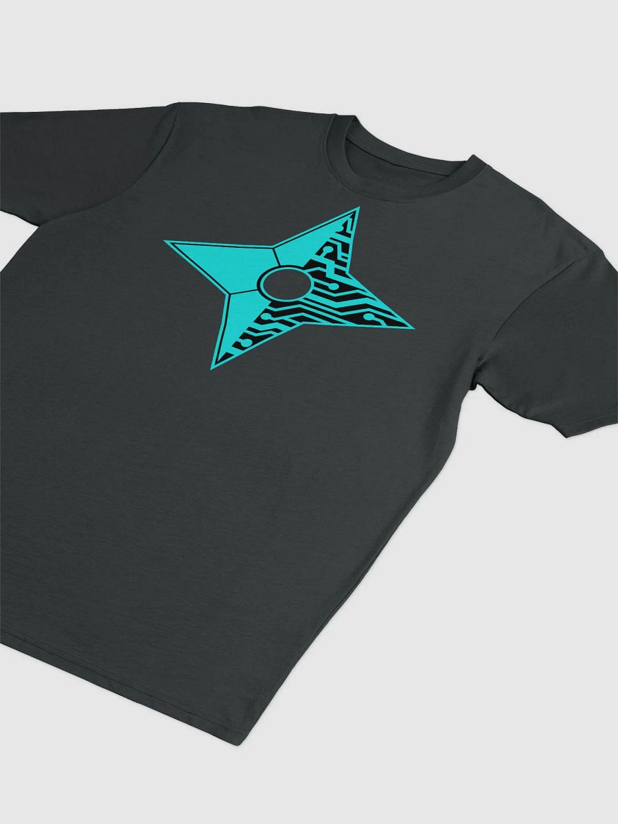 Cyan Cyber Shuriken Heavy Tee product image (3)