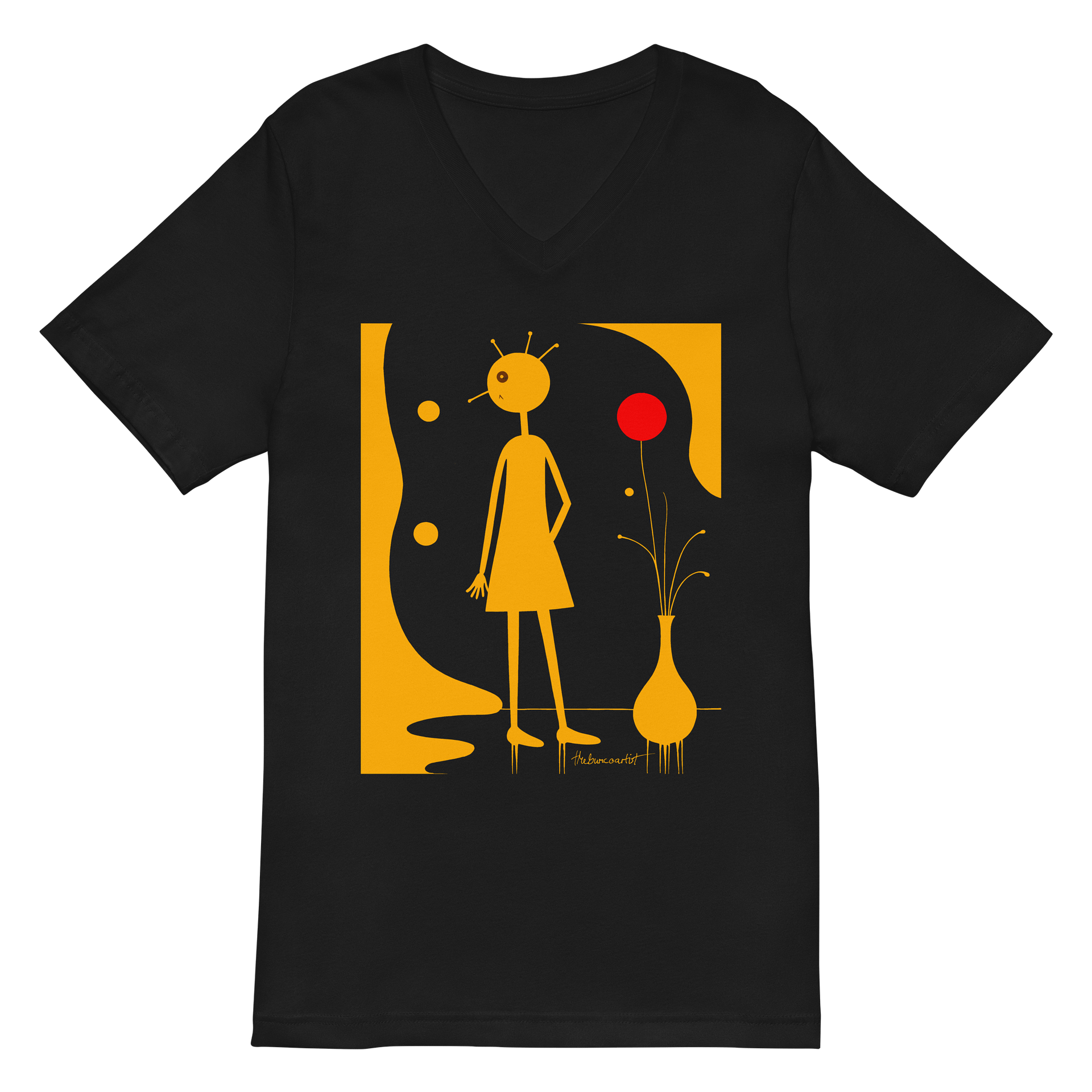 Bella+Canvas Short Sleeve V-Neck Jersey T-Shirt product image (2)