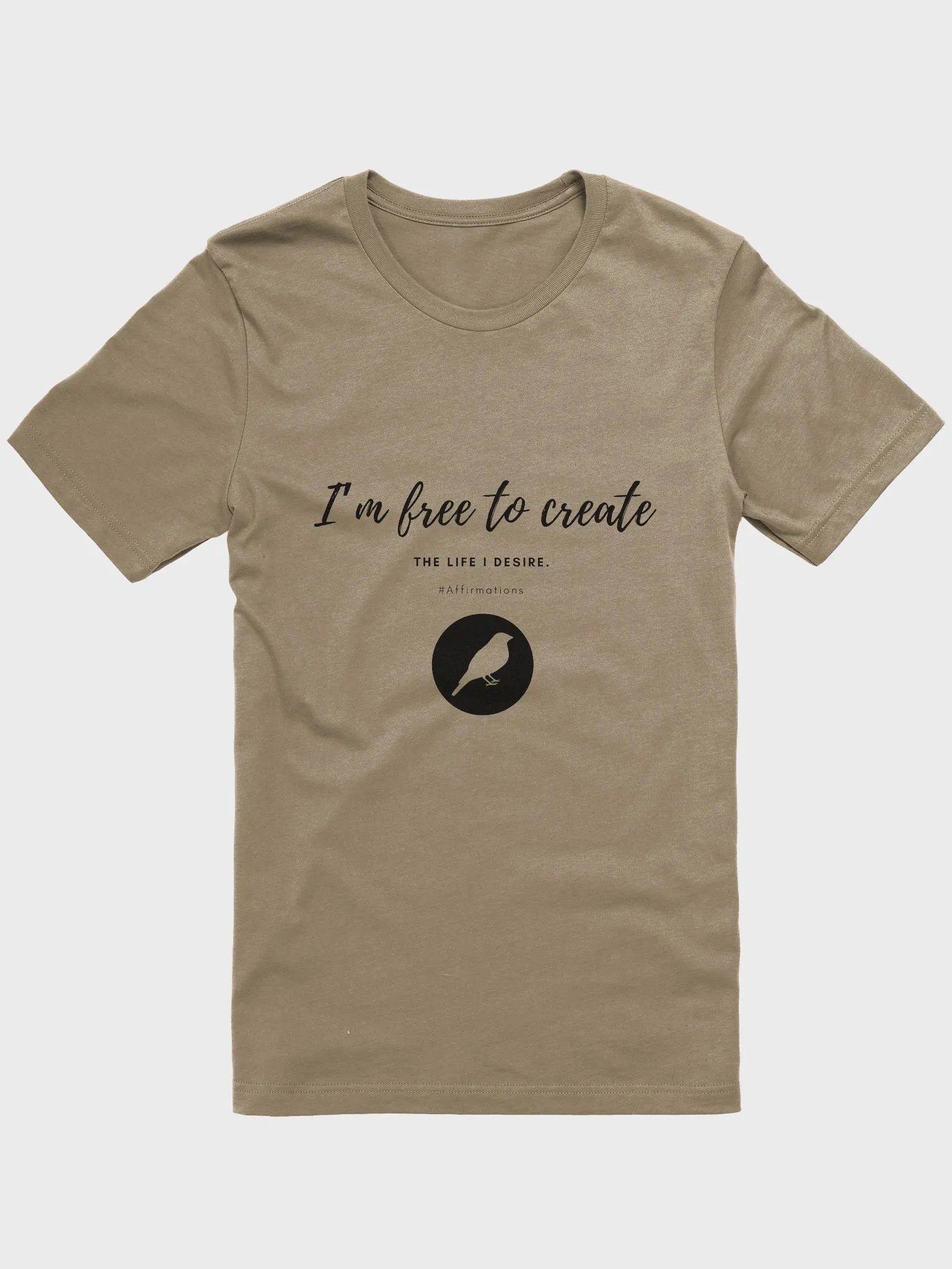 I'm free to create Dark Unisex Super soft T-Shirt product image (3)