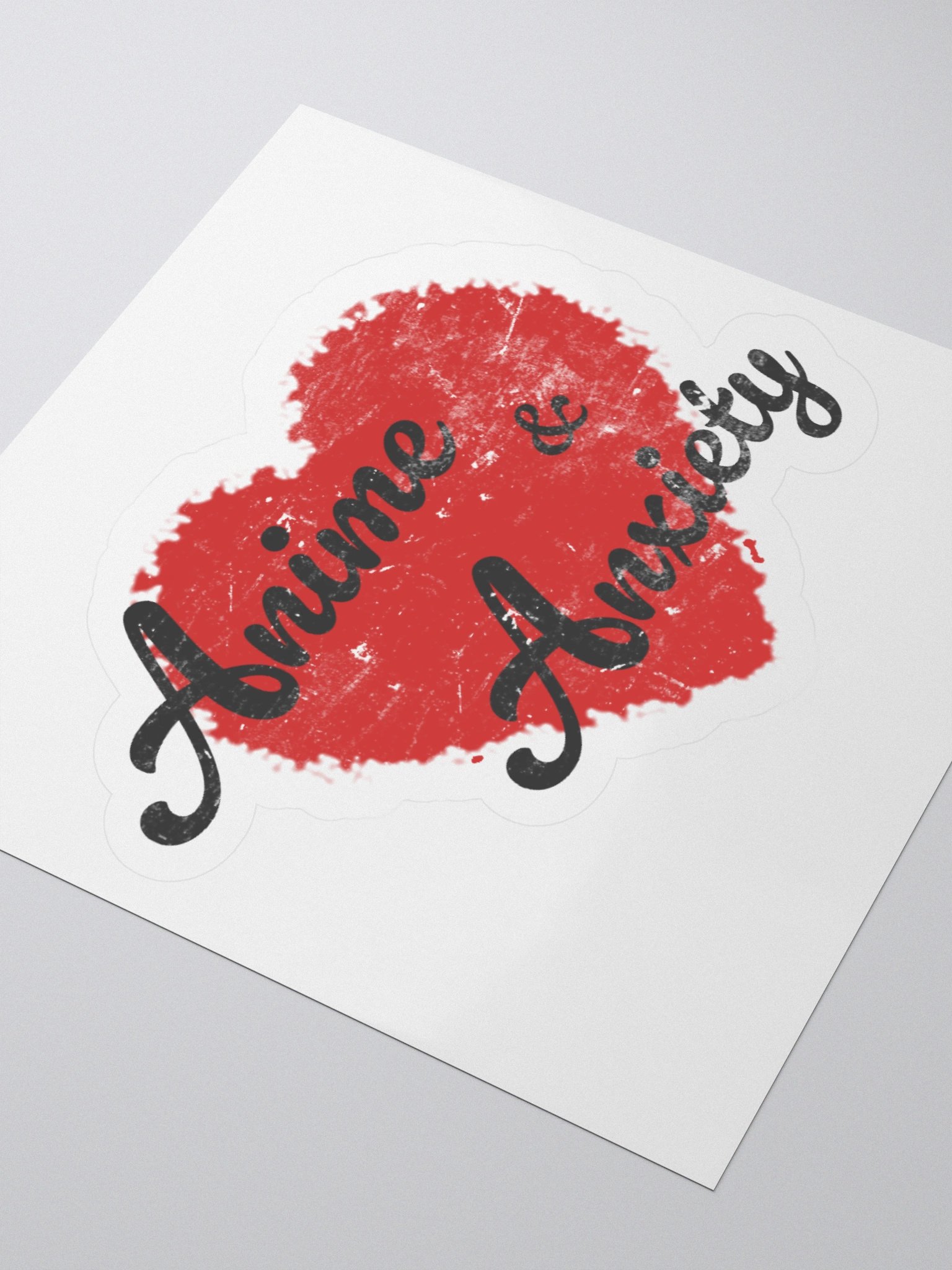 Anime & Anxiety - Kiss Cut Sticker product image (3)