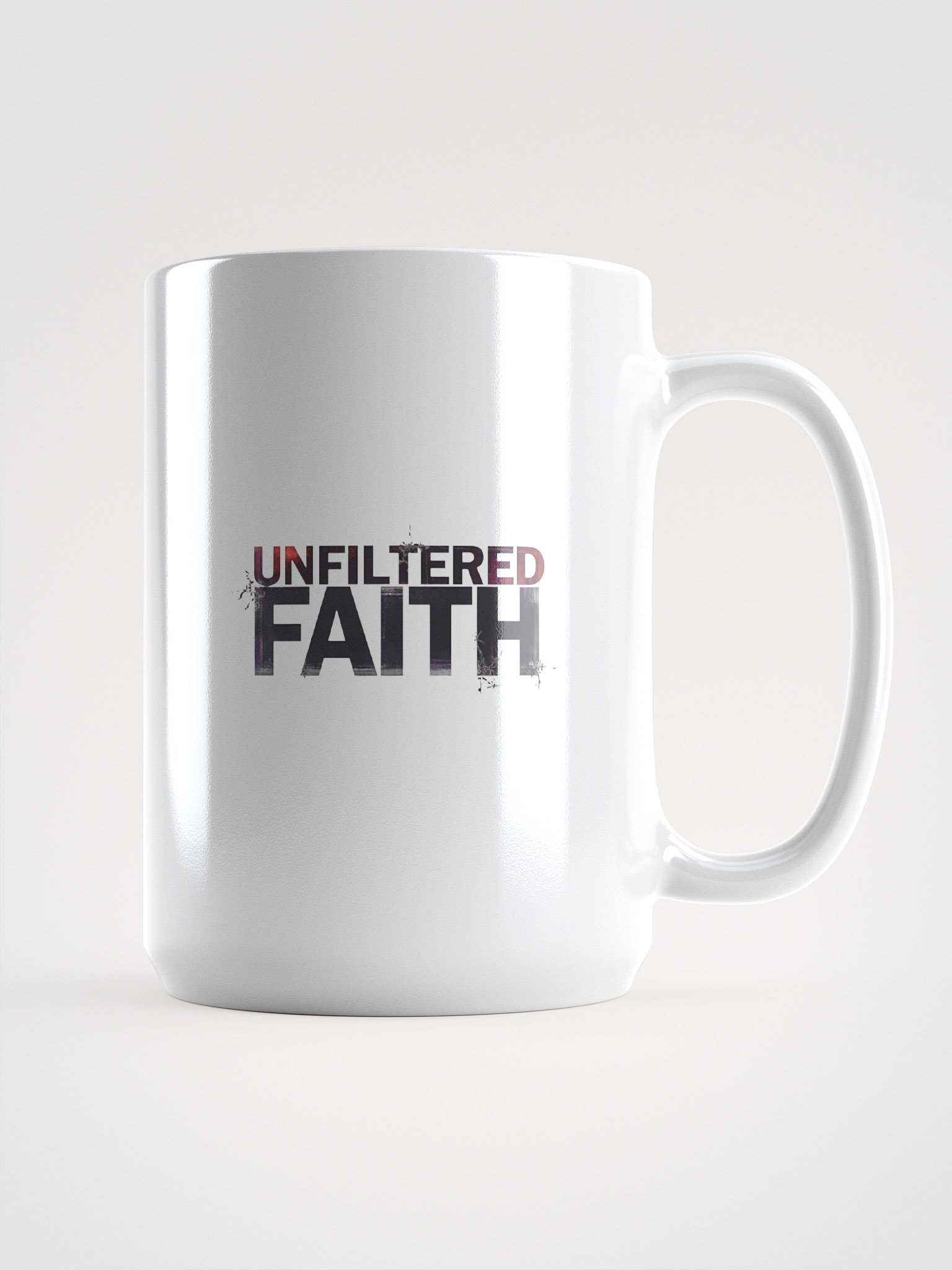 Unfiltered Faith Mug – Sip Bold. Live Unedited. product image (1)