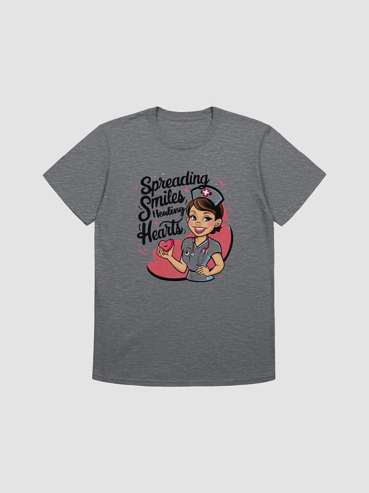 Spreading Smiles Healing Hearts Nurse T-Shirt product image (1)