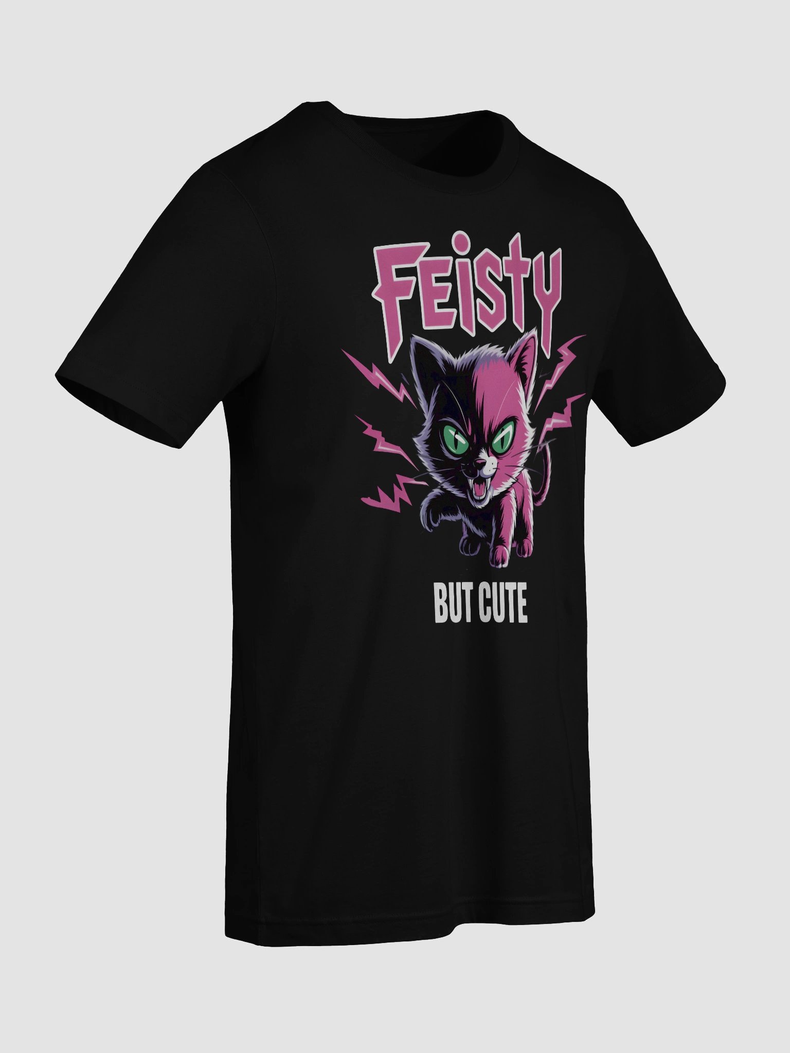 Feisty Feline Lightning T-Shirt product image (9)