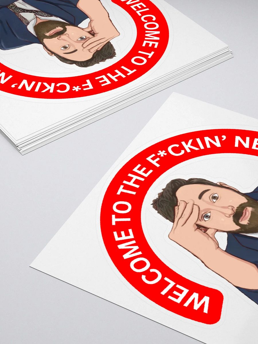 Welcome to The F*ckin' News Sticker product image (4)