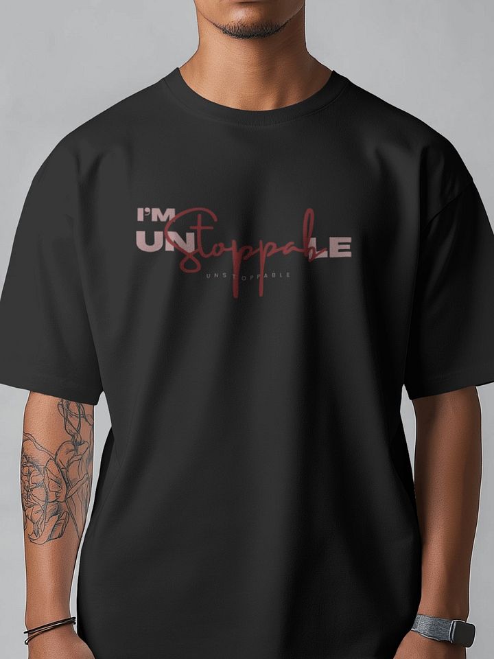 UNstoppable Stylized Text Organic T-Shirt product image (5)