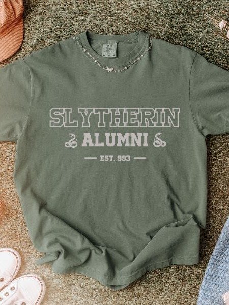 Slytherin Alumni Vintage Collegiate Style Shirt product image (2)