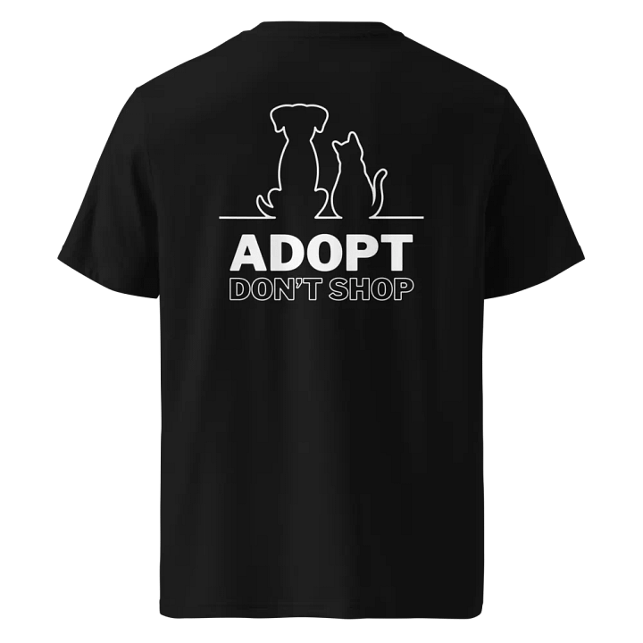 Adopt Don't Shop | Organic Cotton T-Shirt product image (2)