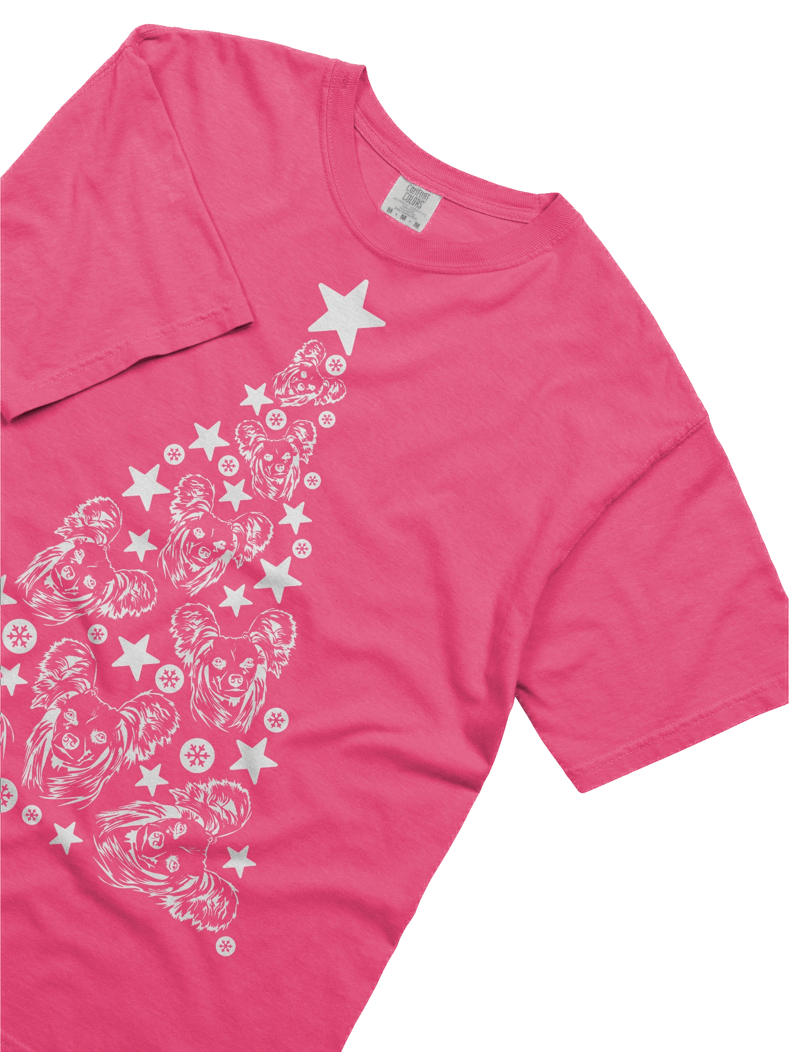 Chinese Crested Dog Christmas Tree T-Shirt product image (7)