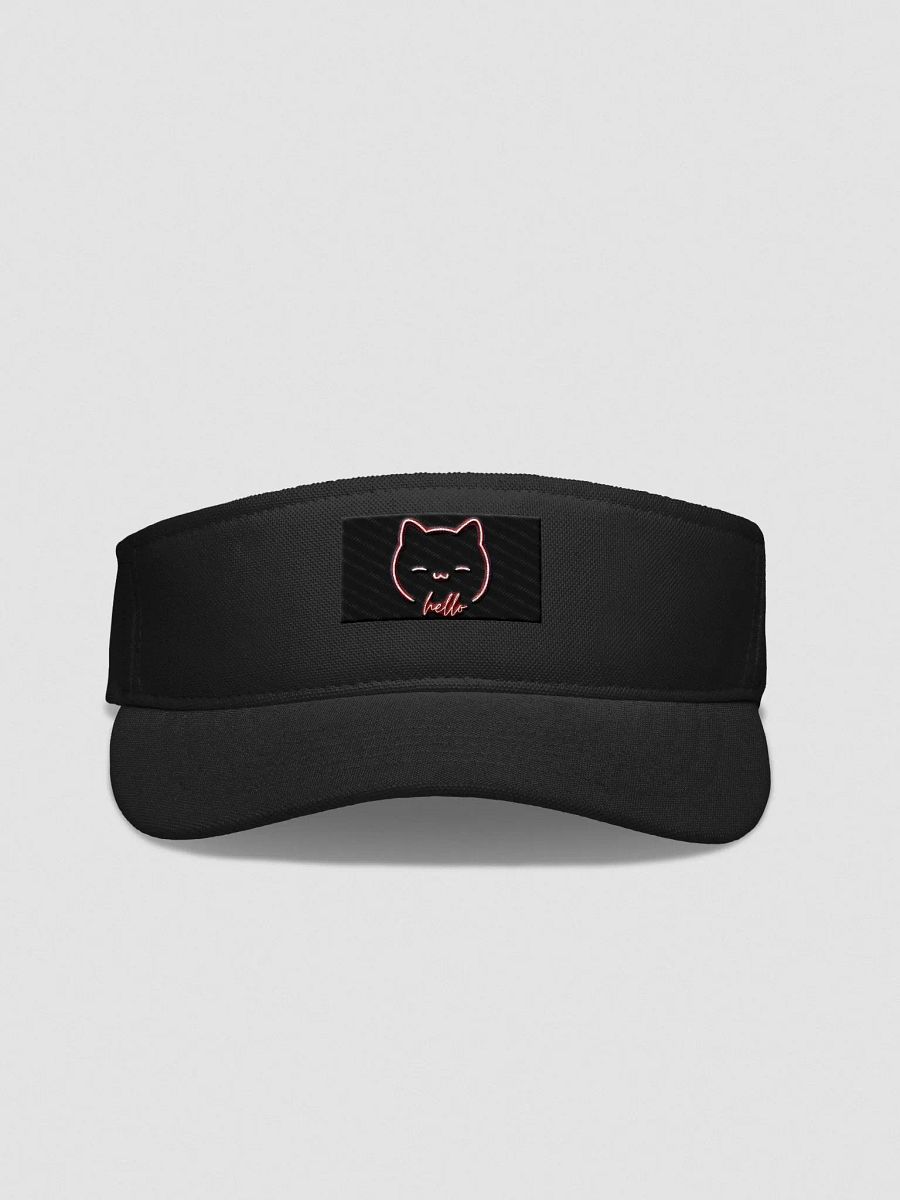Neon Hello Cat Flexfit Visor product image (1)