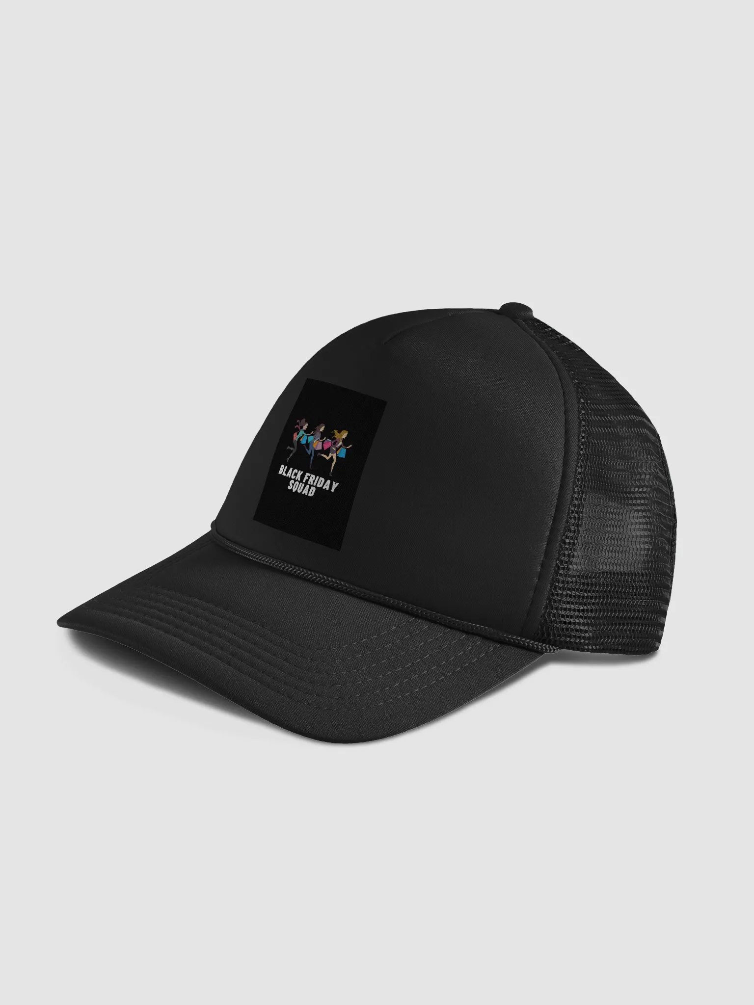 Black Friday Squad Foam Trucker Hat product image (4)