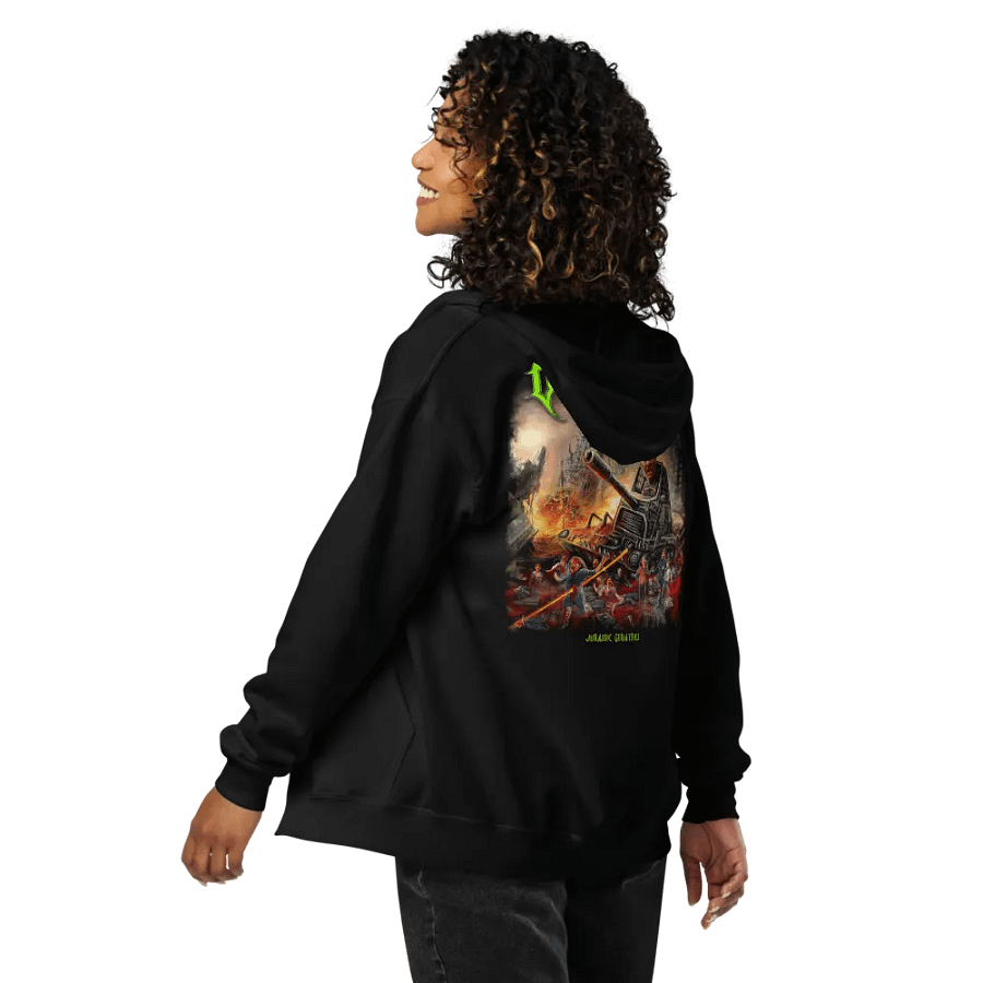 Jurassic Geriatrics zip hoodie product image (10)