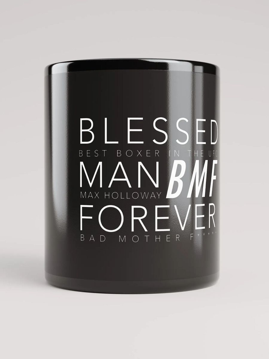 Max Holloway BMF coffee mug (White on Black) product image (1)