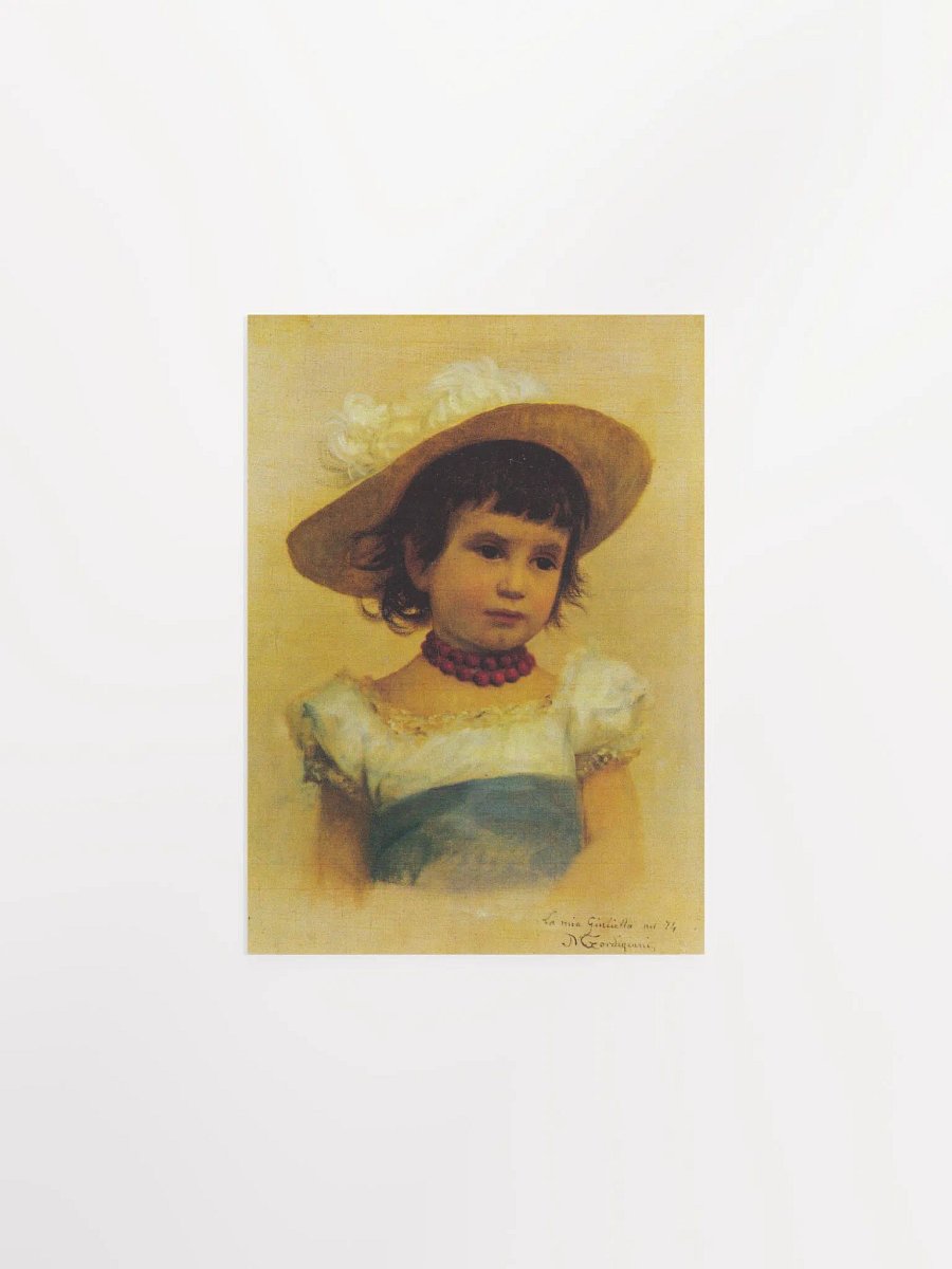 ''Portrait of the Giulietta'' by Michele Gordigiani Poster product image (1)