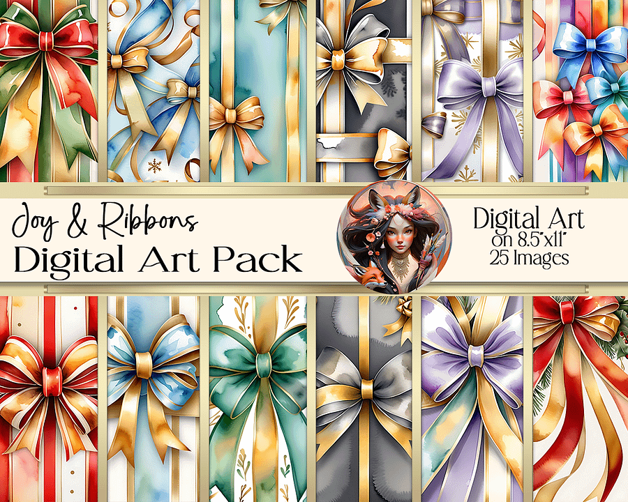 Joy and Ribbons Digital Art product image (1)
