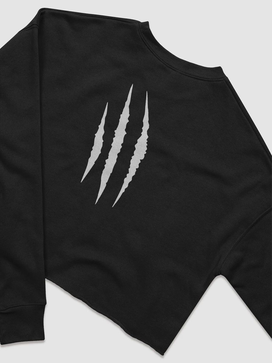 "Back At It With A Good Habit" Bella+Canvas Women's Fleece Crop Sweatshirt product image (4)