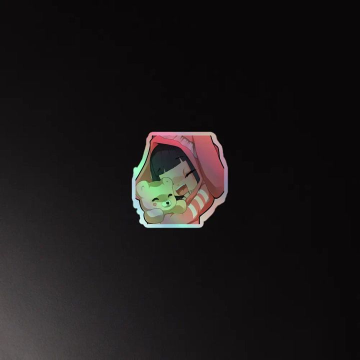 Bunny Feng Teddy Sticker (Holographic) product image (4)