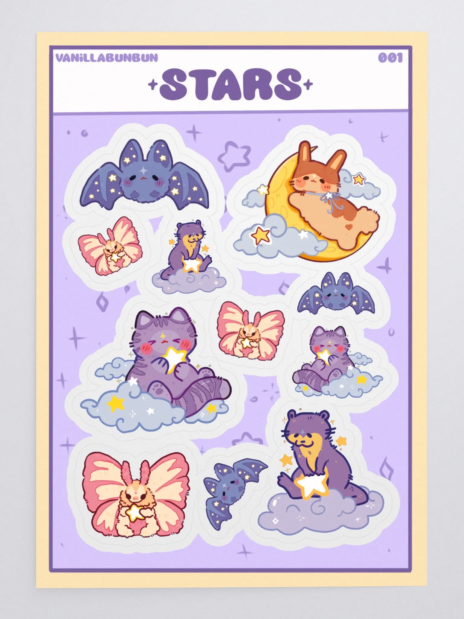 Stars stickersheet product image (3)