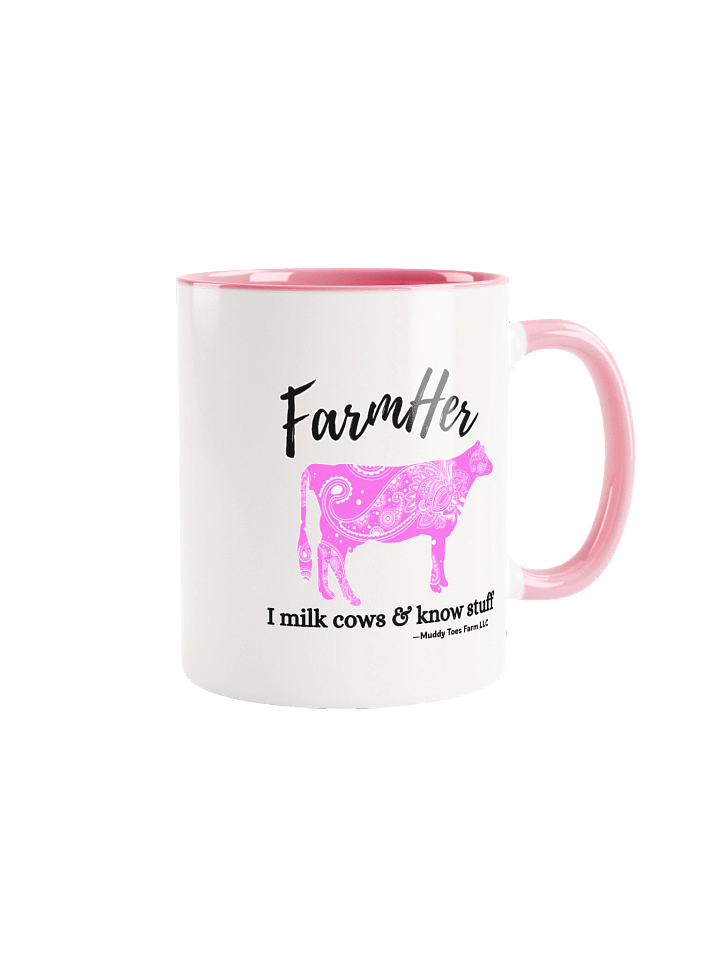 FarmHer Paisley Cow Ceramic Mug product image (1)